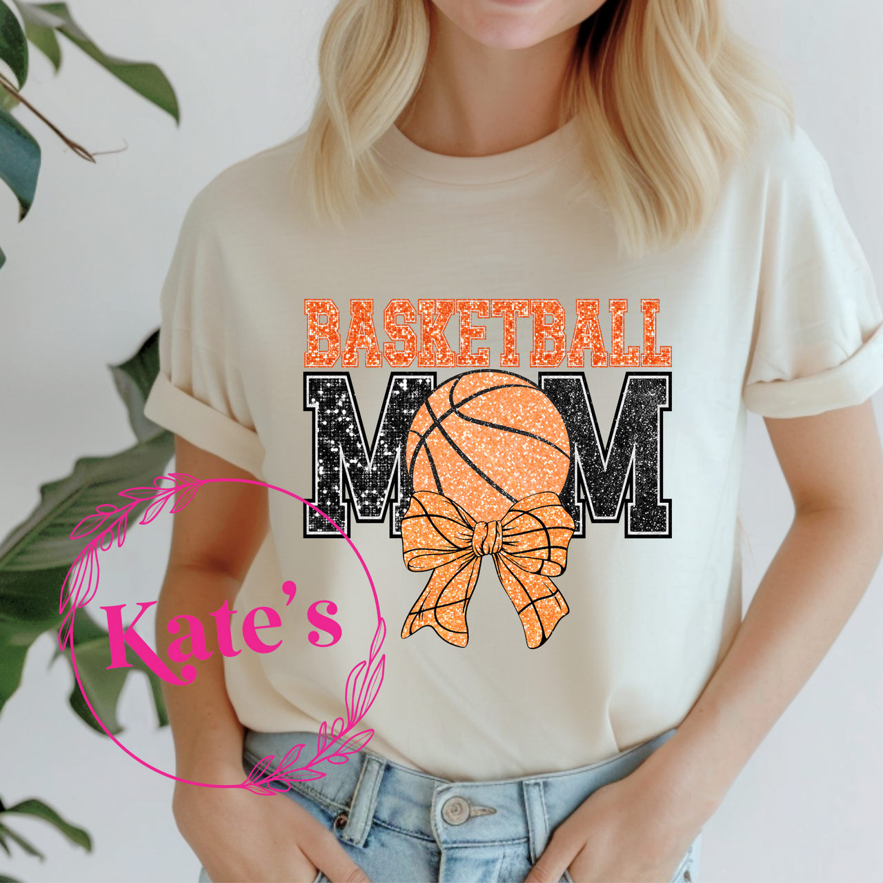 Basketball Mom Bow Shirt