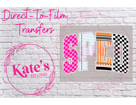 Sped Direct-To-Film Transfer