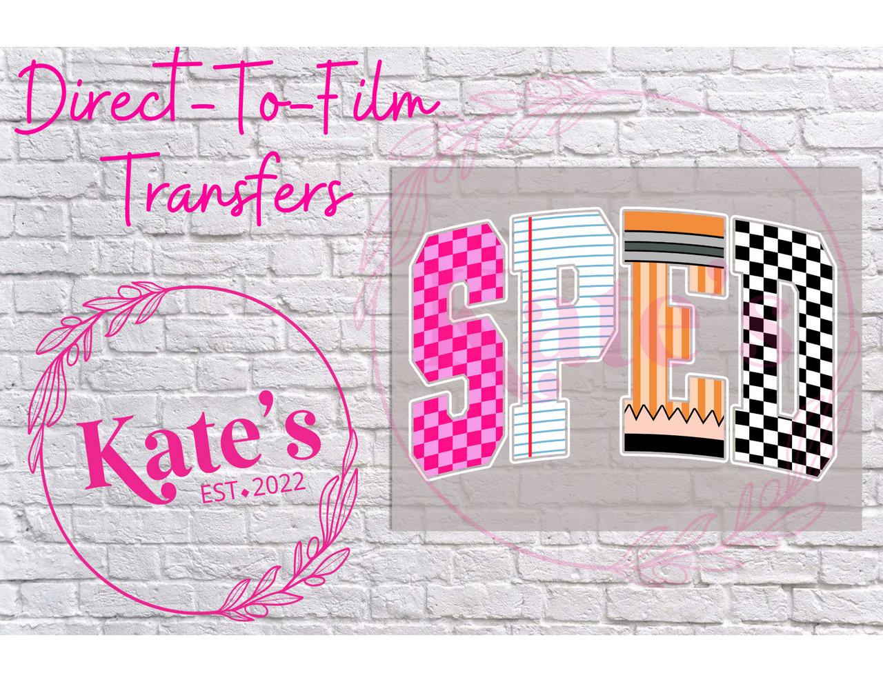 Sped Direct-To-Film Transfer