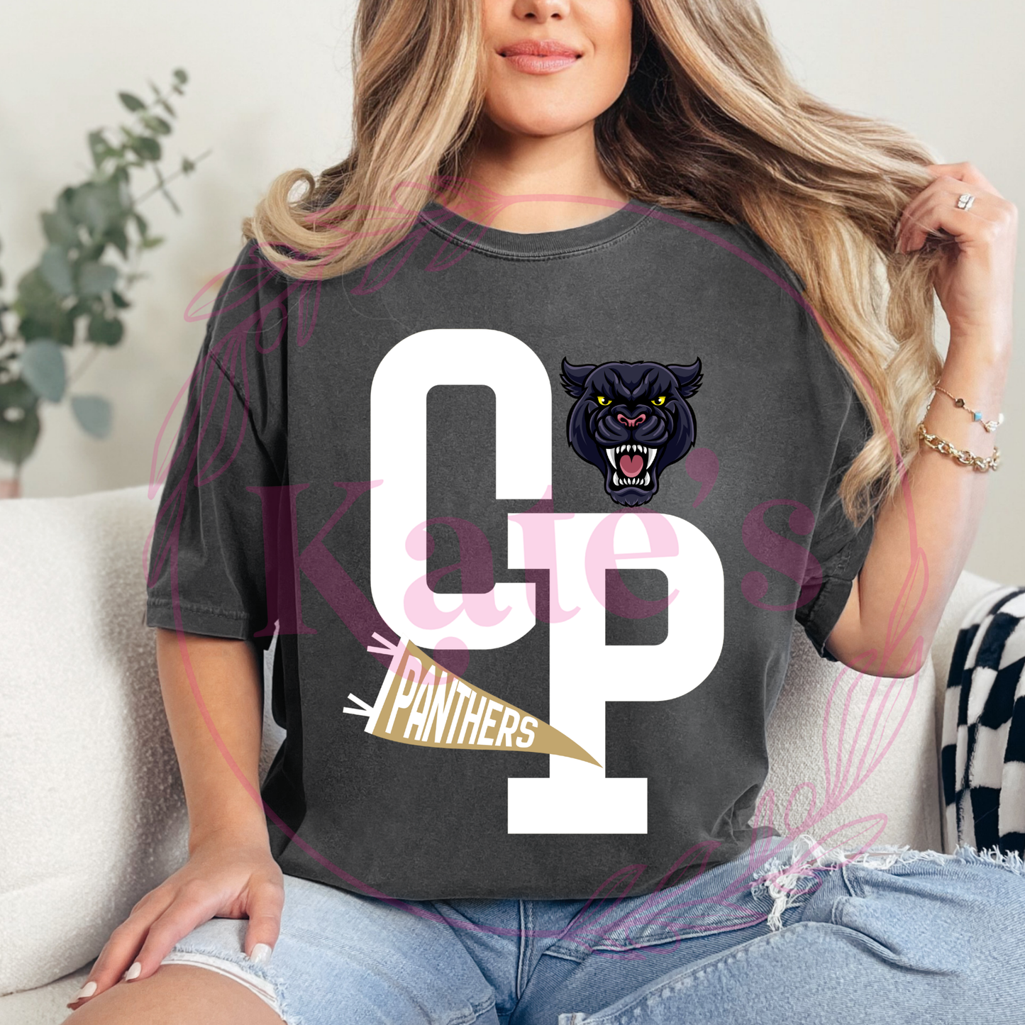 Football Varsity Custom Mascot Adult T-Shirts