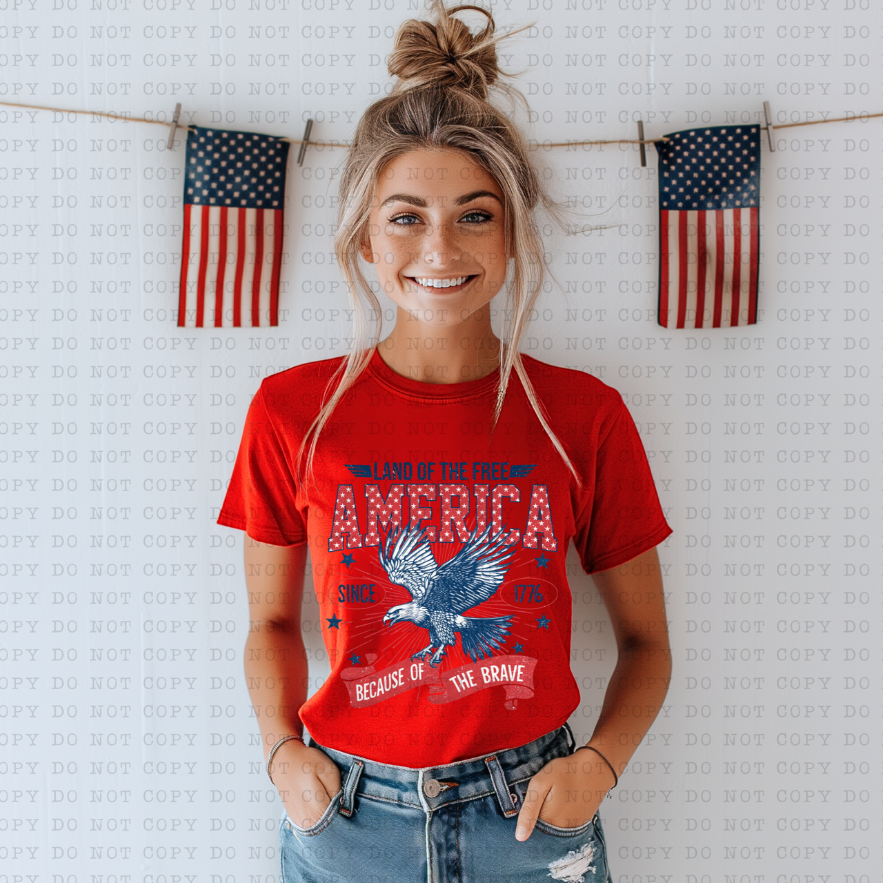 Land of the Free BELLA CANVAS WHOLESALE T-SHIRT PACKS