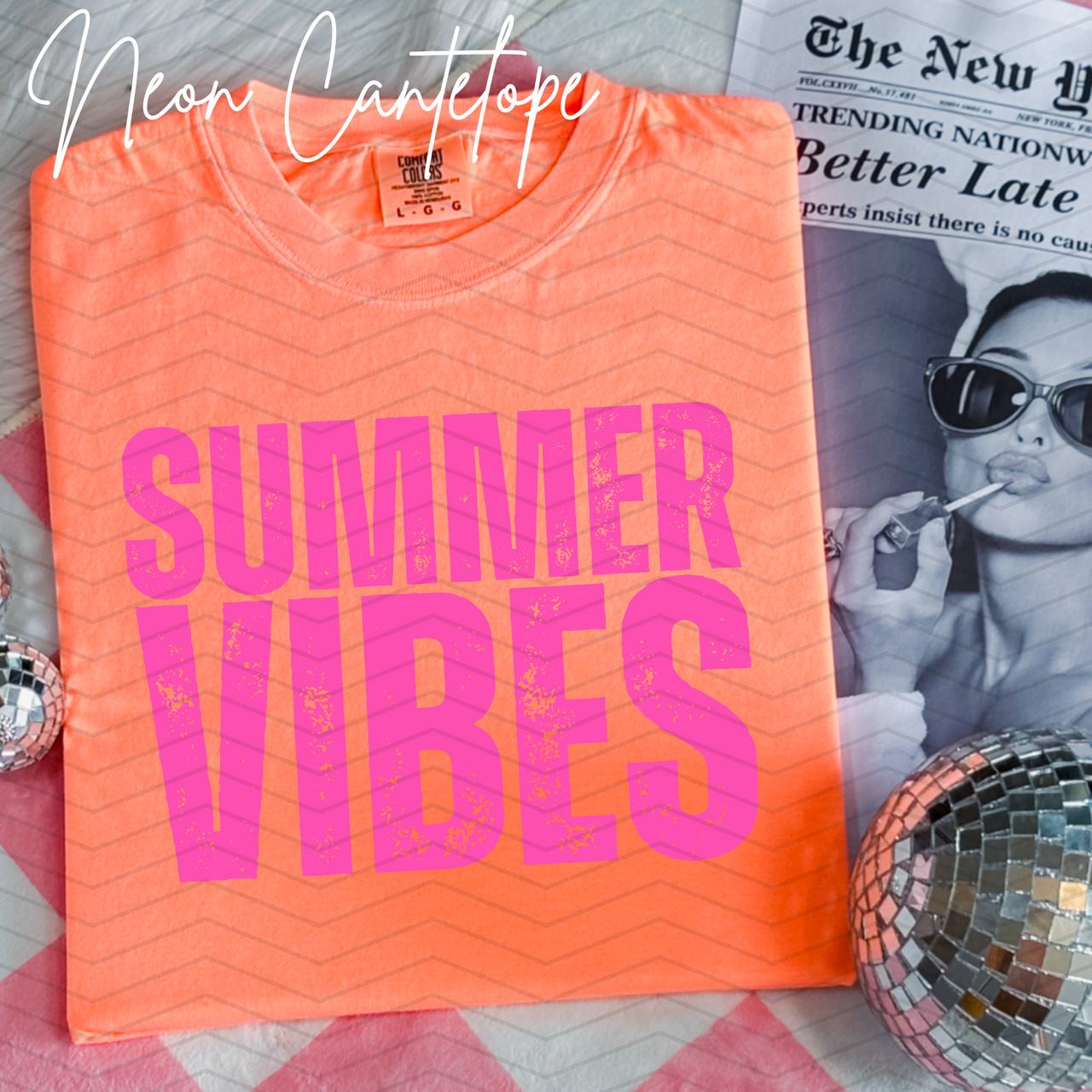 Summer Vibes Comfort Colors Tee