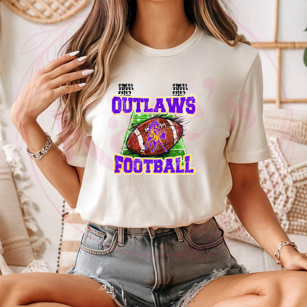 Outlaws Football T-Shirt