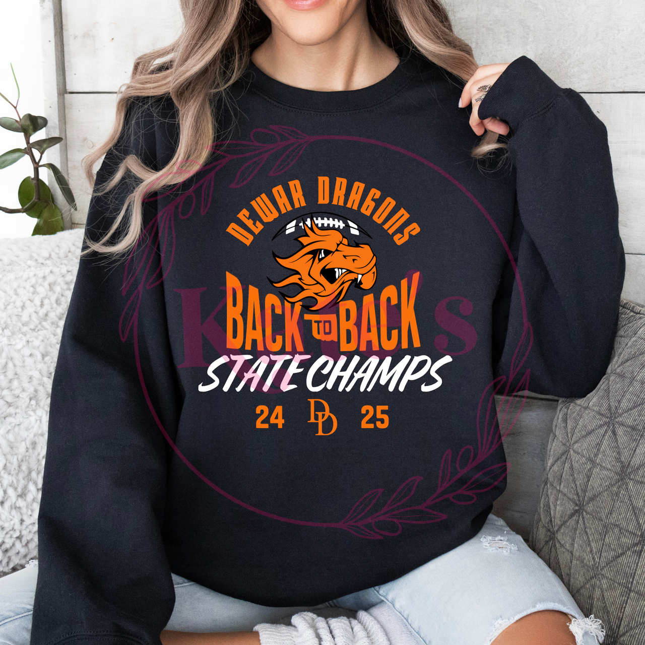 Dewar Dragons B2B State Champs 2025 Sweatshirt