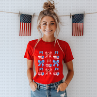 Flag Bow Collage T-Shirt