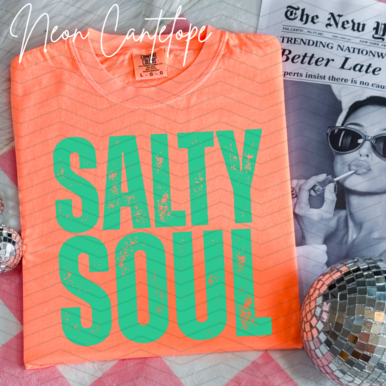 Salty Soul Comfort Colors Tee