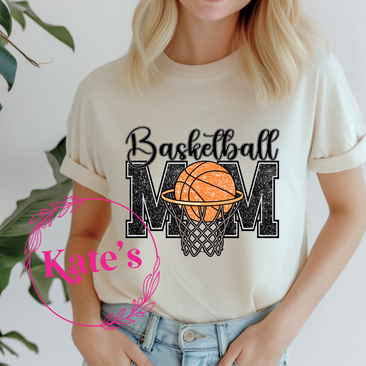 Basketball Mom Net Shirt
