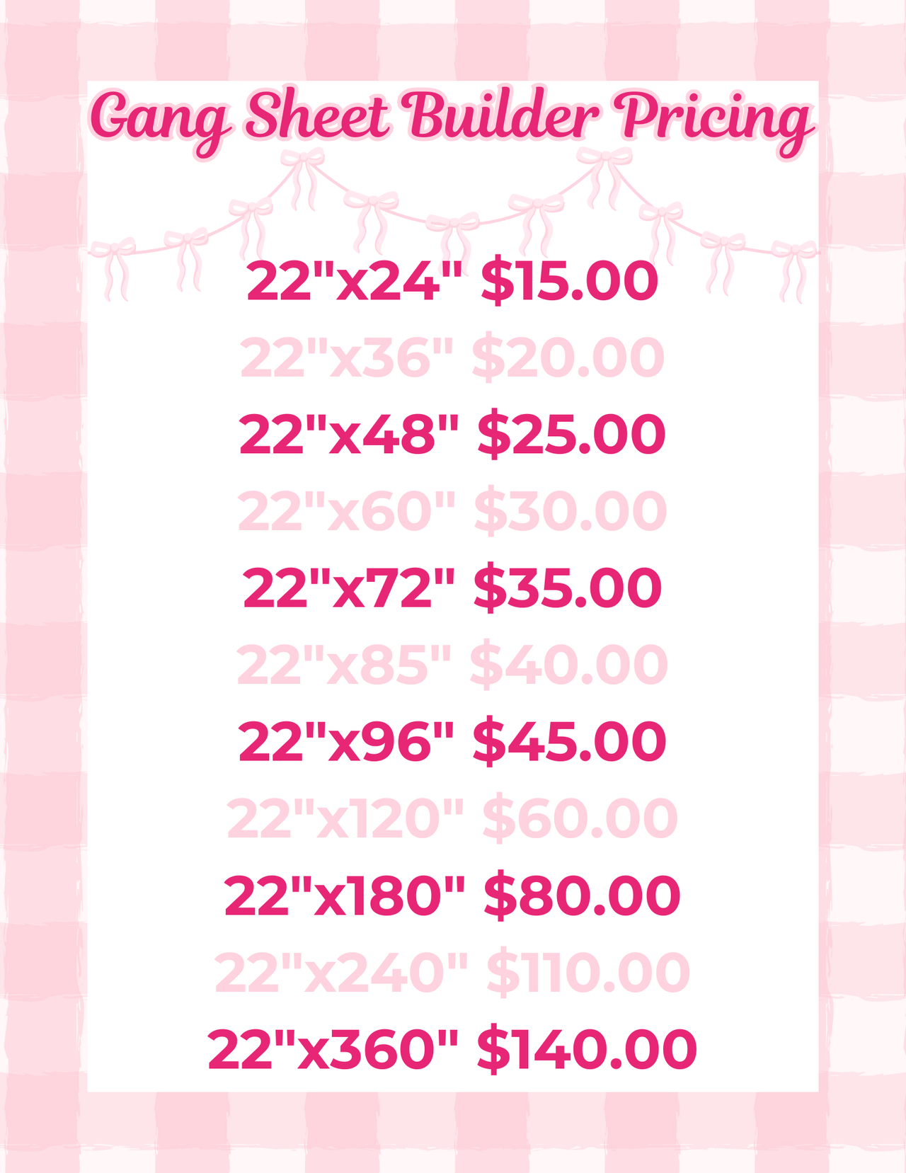 Build Your Own Direct-To-Film Gang Sheet