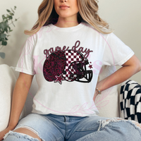 Maroon Game Day Football & Helmet Shirt