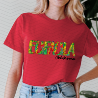 Eufaula Oklahoma Radar Map Comfort Colors T-Shirt