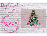 Merry Christmas Direct-To-Film Transfer