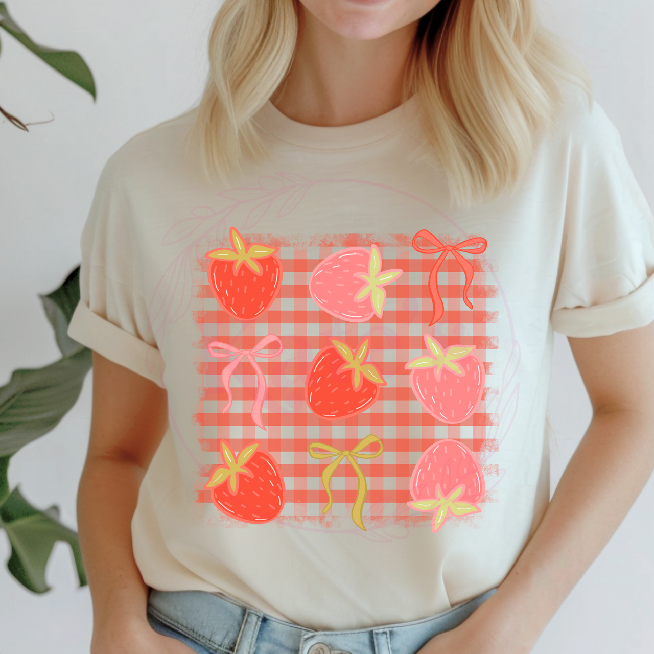 Strawberries and Bows T-Shirt