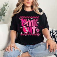 Checkered Pink Out Shirt