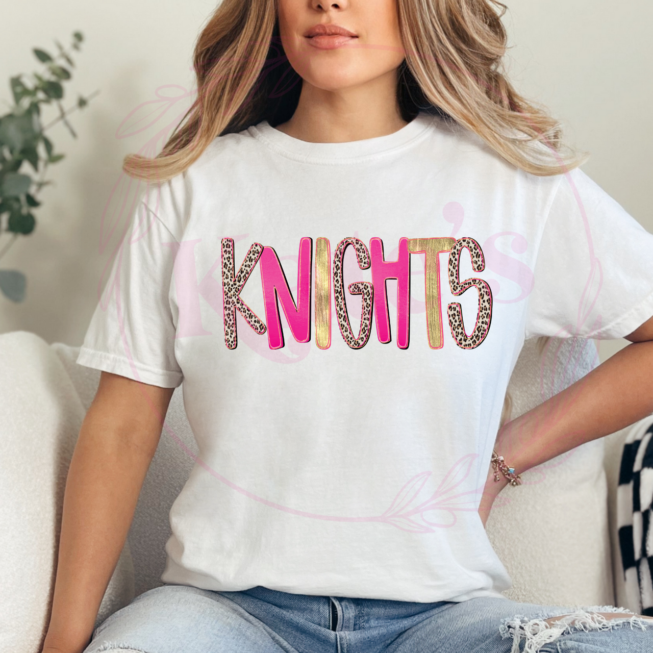 Knights Preppy School Spirit Shirt