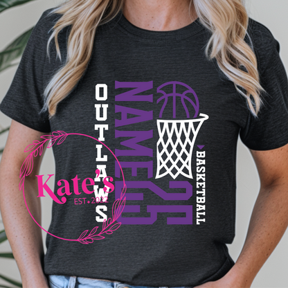 Custom Outlaws Basketball Shirt