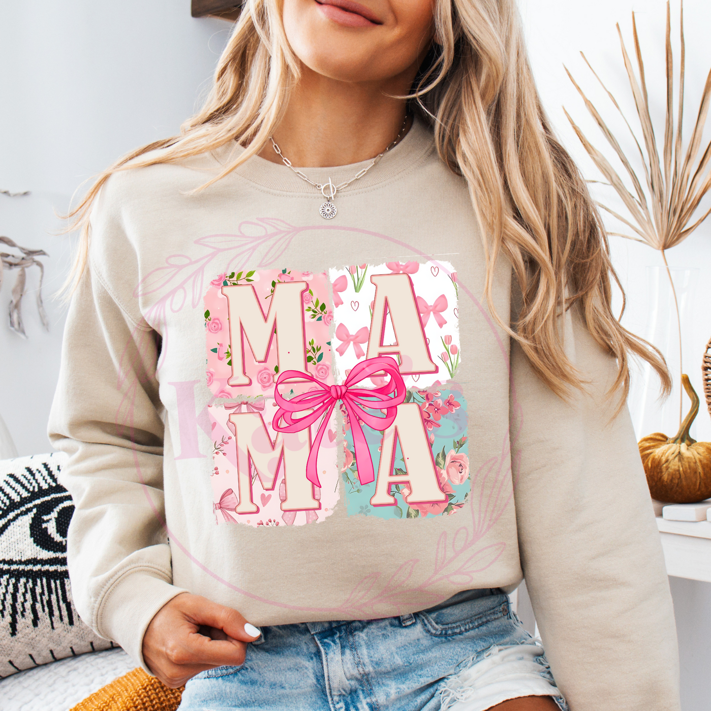 Mama Spring Floral Shirt