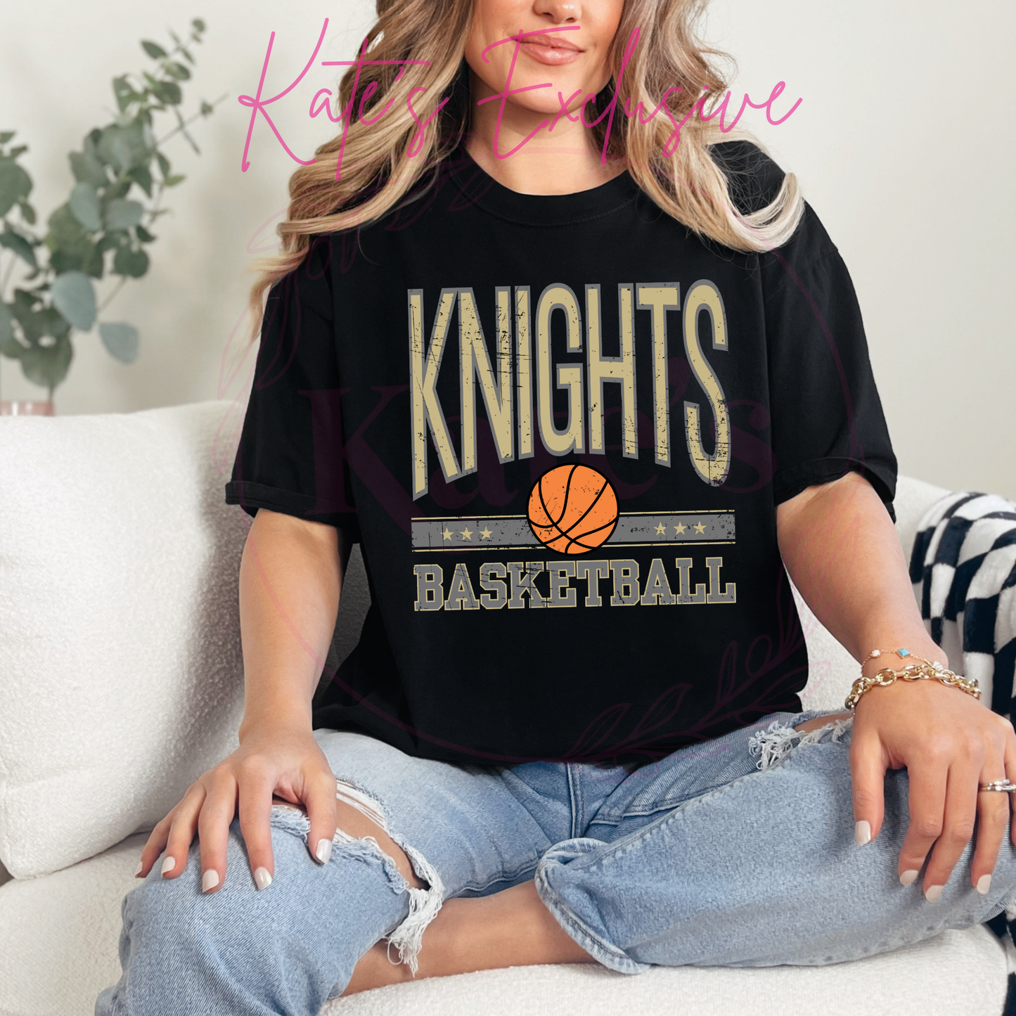 Henryetta Knights Vintage Basketball Shirt