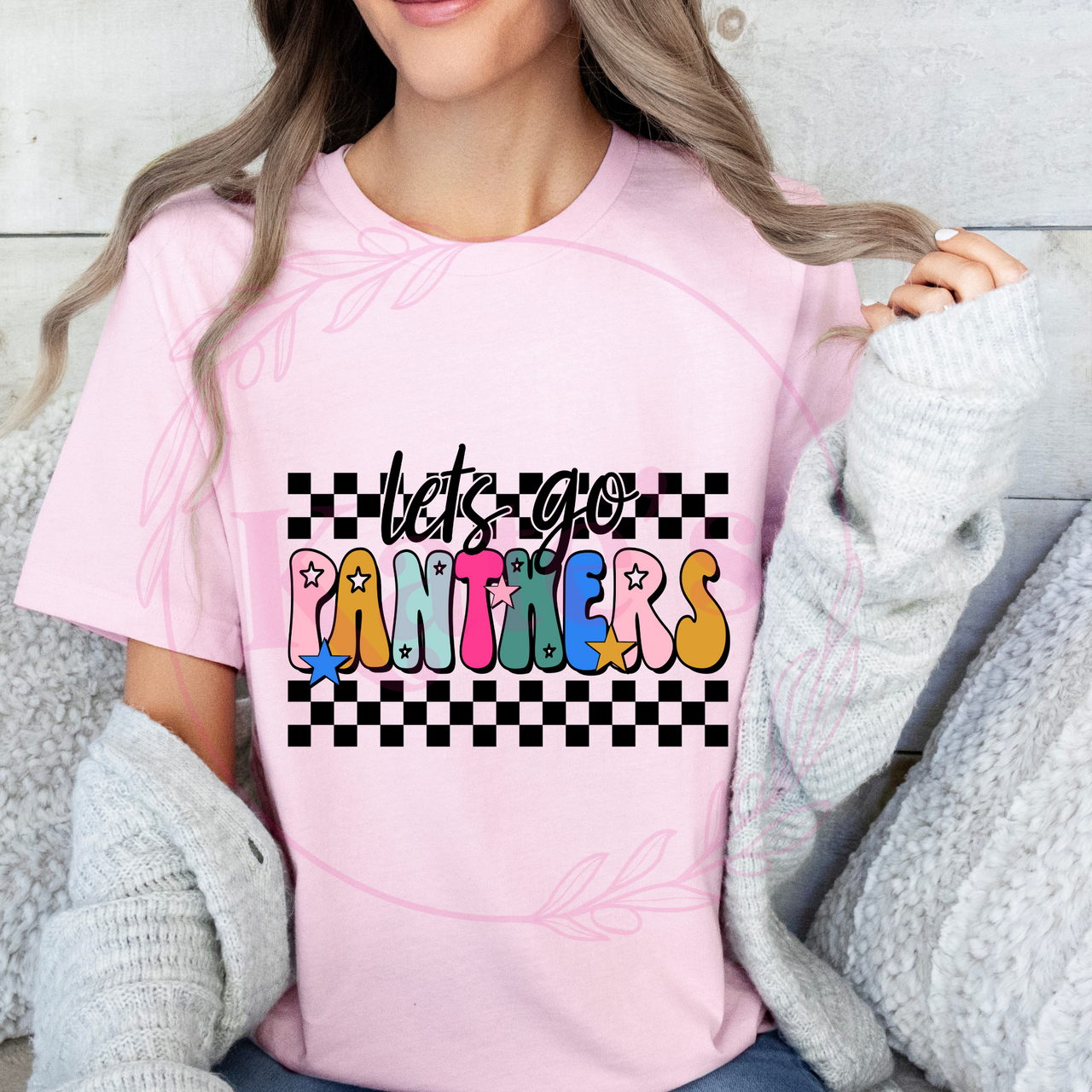 Lets Go Panthers Tee