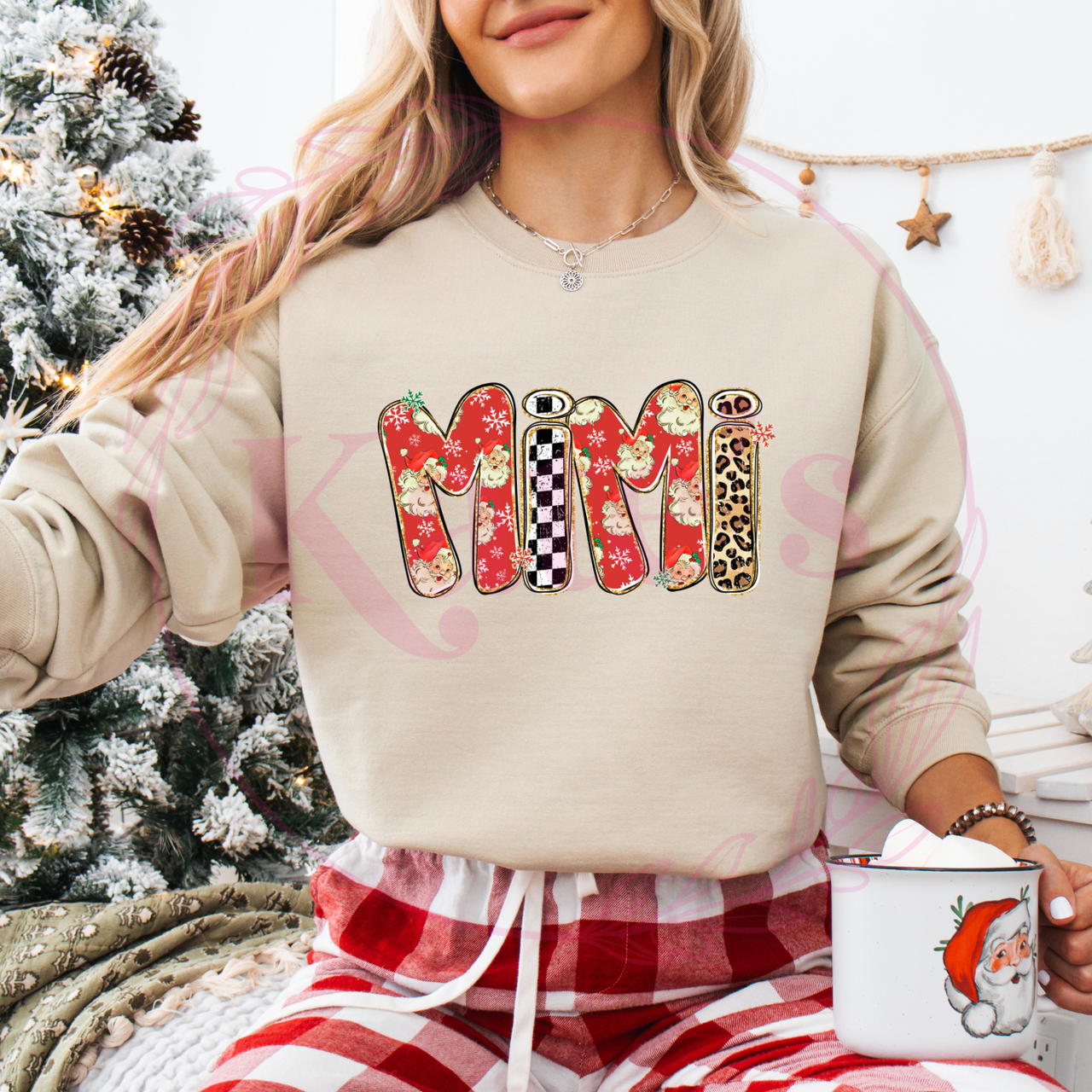 Christmas Names Santa Shirt