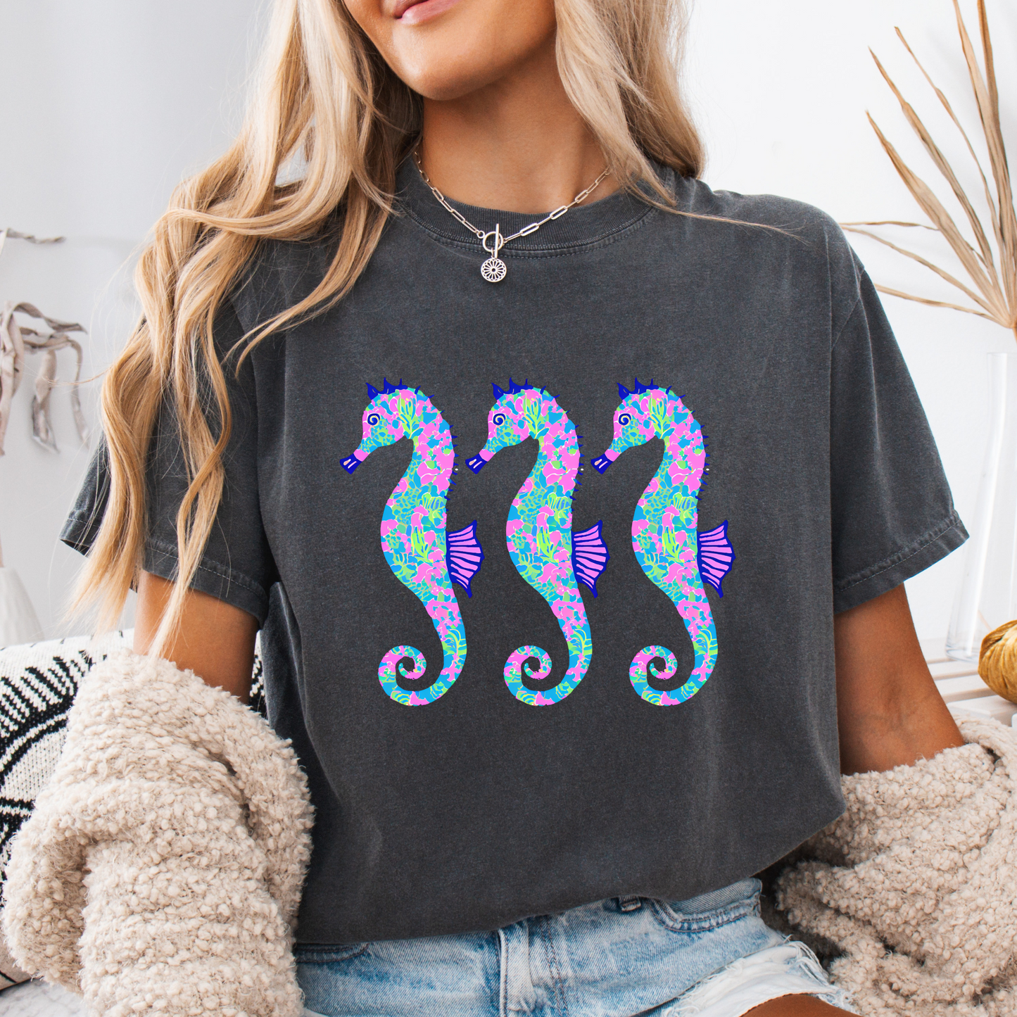 Seahorse Comfort Colors Tee
