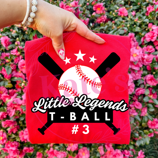 Little Legends Allstar T-Ball Shirts