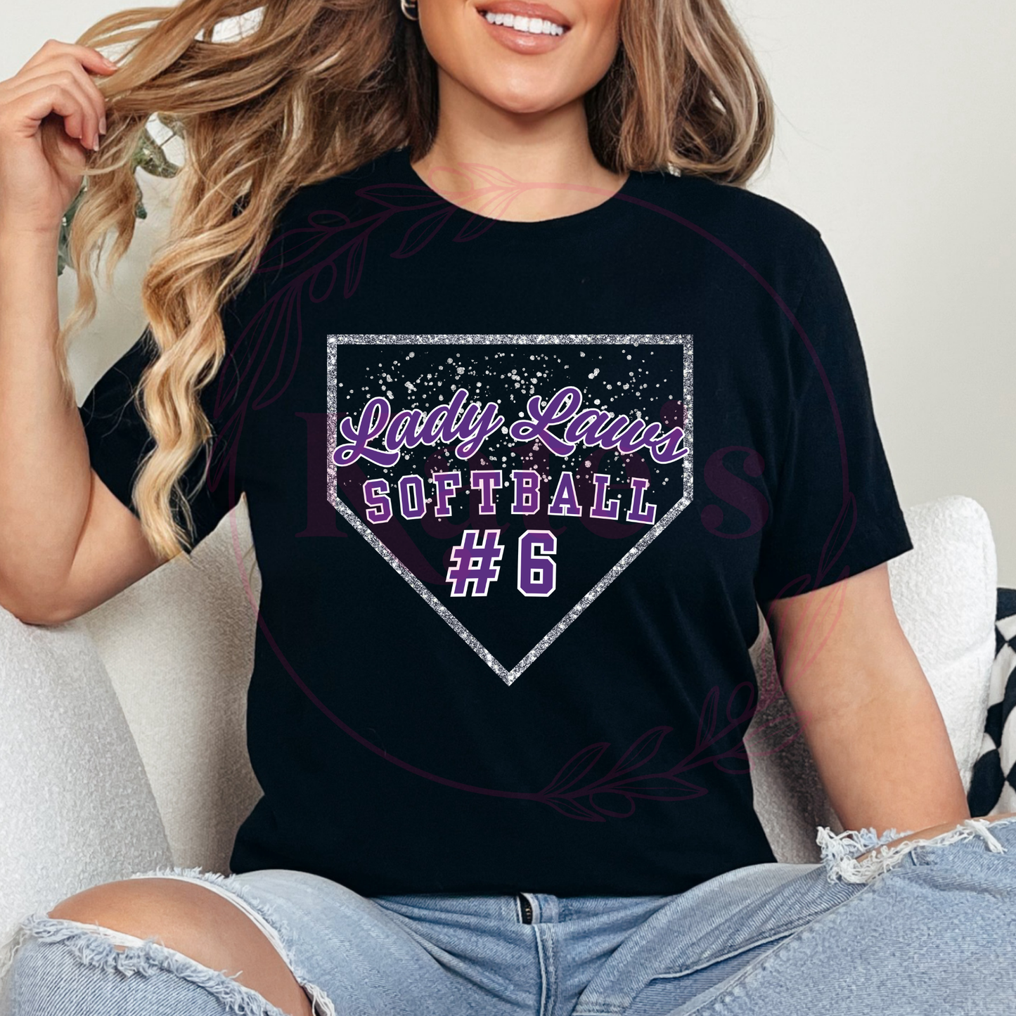 Lady Laws Glitter Diamond Shirt