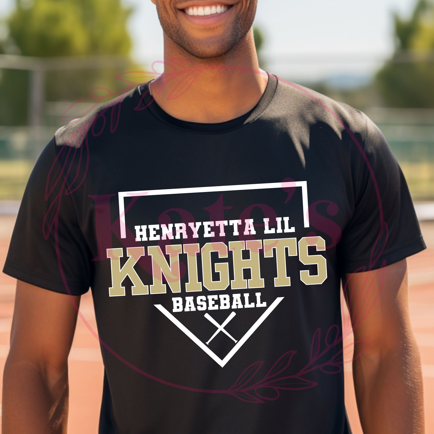 Henryetta Lil Knights Baseball Dri Fit T-Shirt