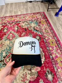 Coquette Demons Cheetah Trucker Hat