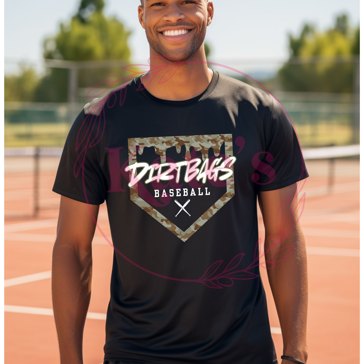 Dirtbags Camo Diamond Dri Fit T-Shirt