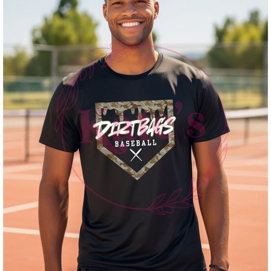 Dirtbags Camo Diamond Dri Fit T-Shirt