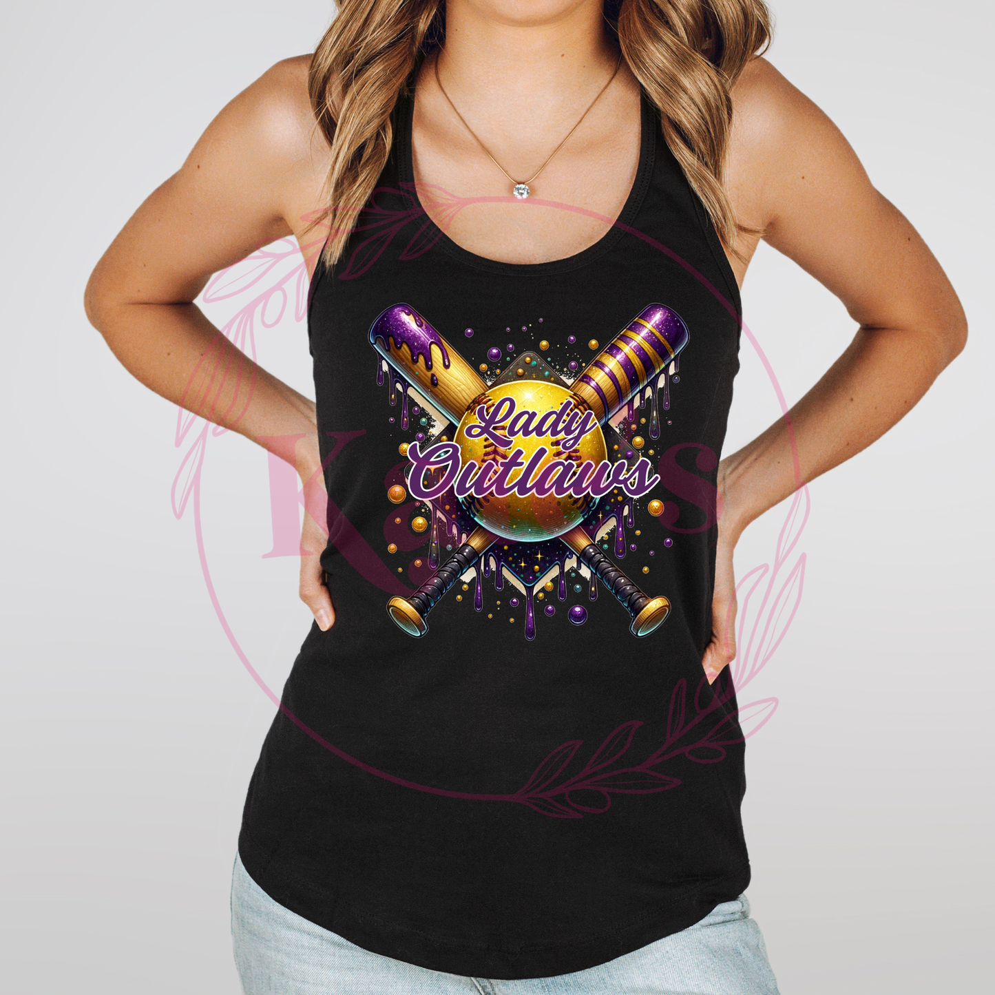 Lady Outlaws Logo Tank Top