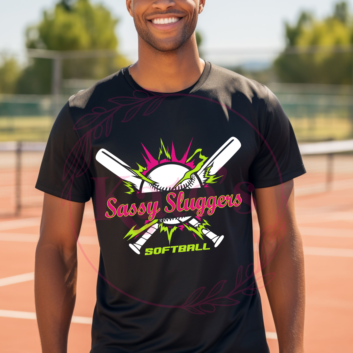 Sassy Sluggers Bats Dri Fit T-Shirt