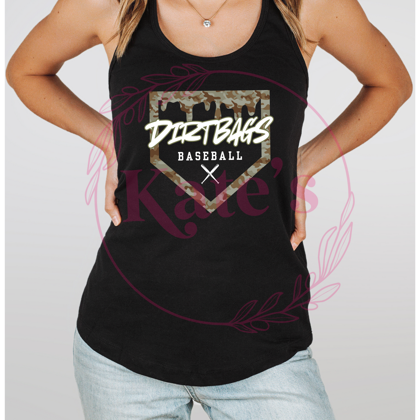 Dirtbags Camo Diamond Tank Top
