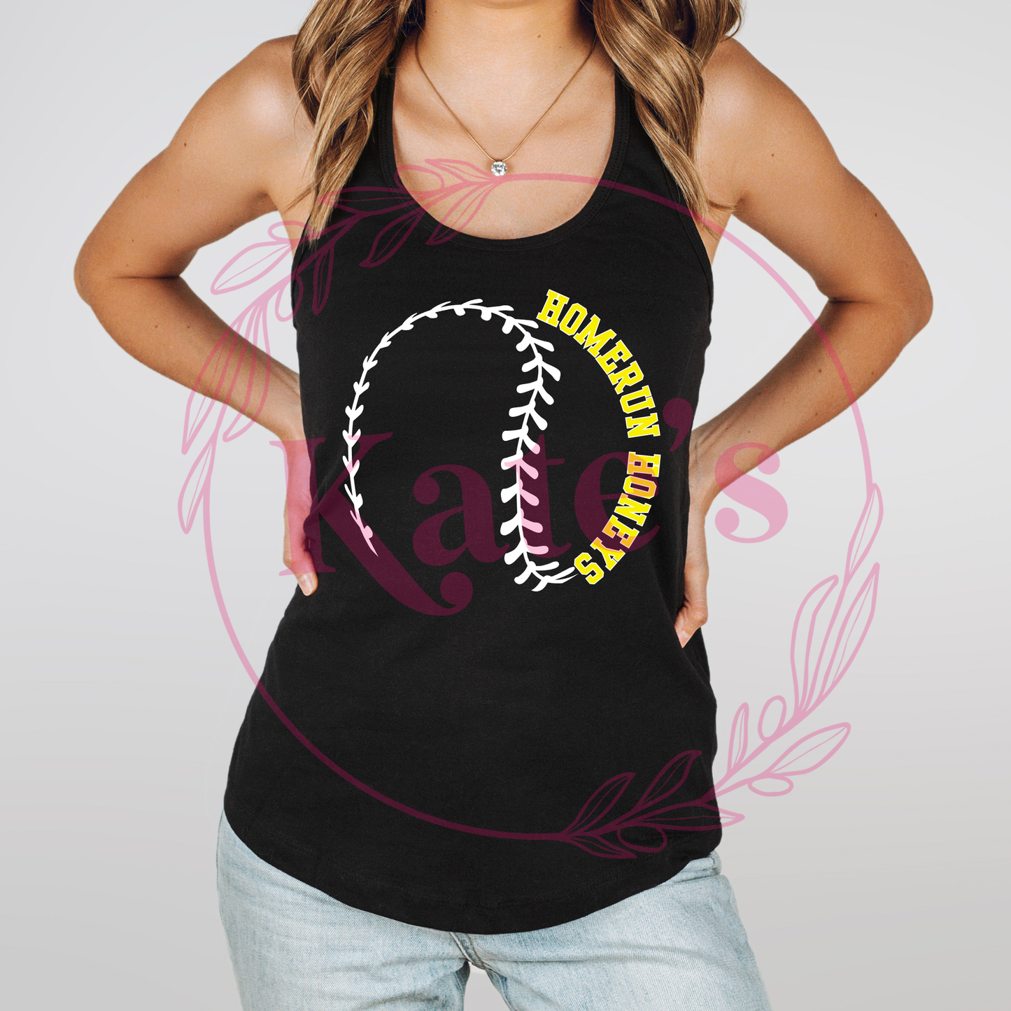 Homerun Honeys Laces Tank Top