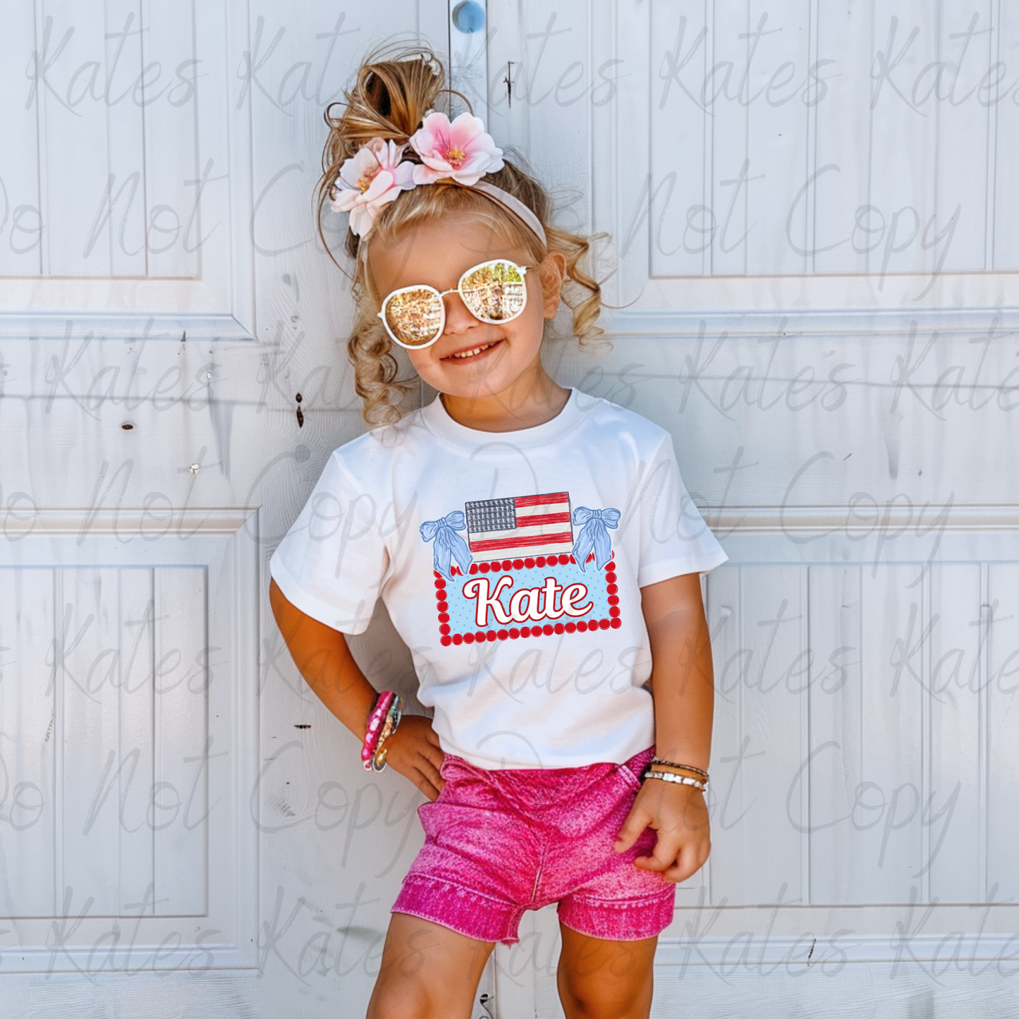 Custom Name American Bow T-Shirt