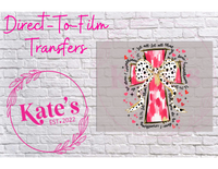 Brushstroke Cross - 9 Color Direct-To-Film Transfer