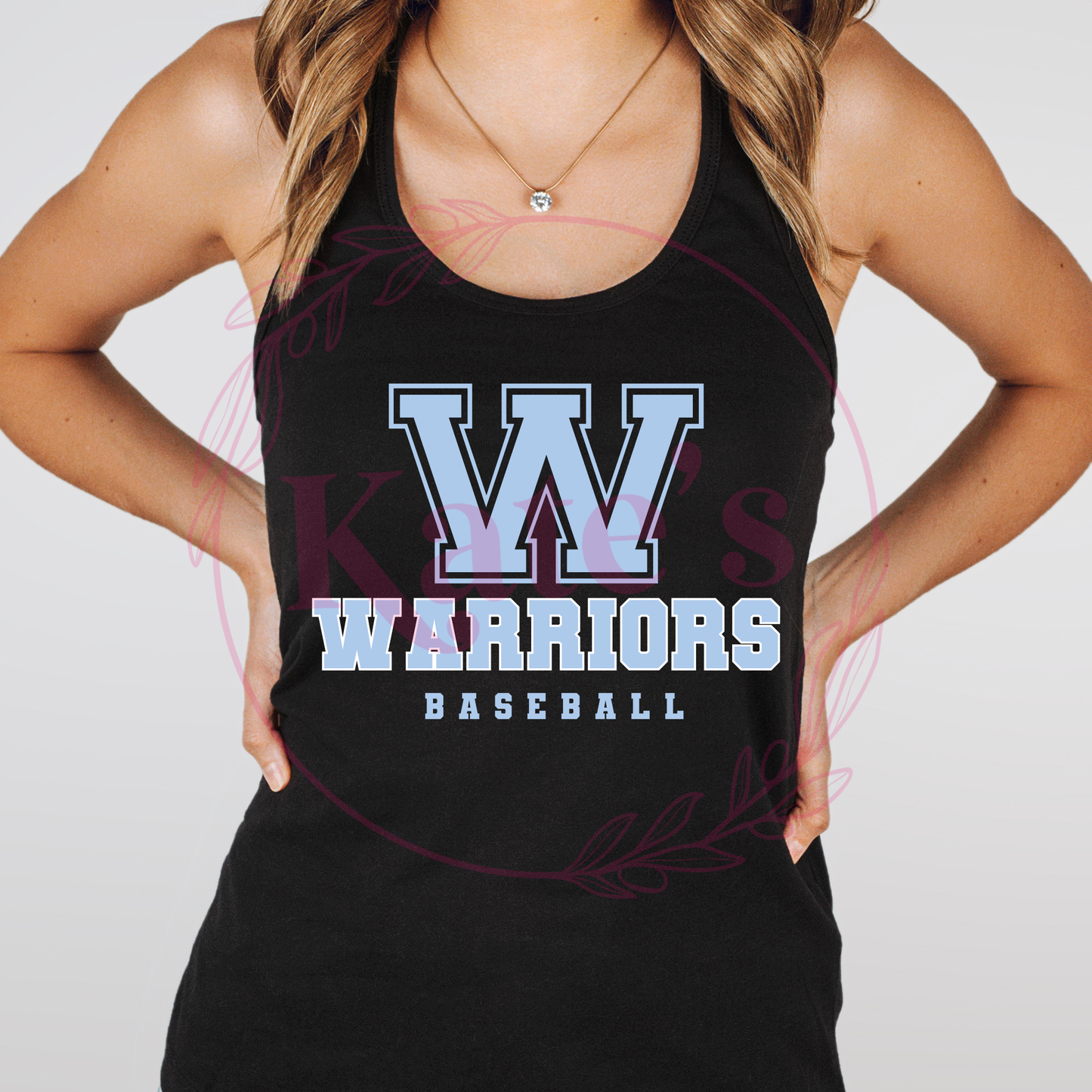 Varsity Warriors Baseball Tank Top