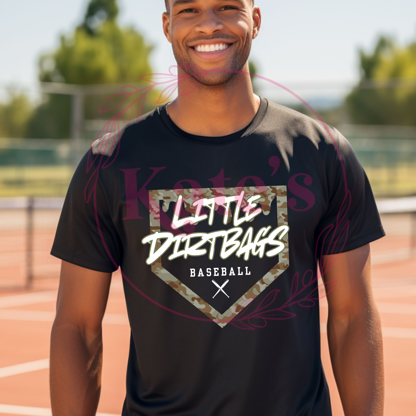 Little Dirtbags Camo Diamond Dri Fit T-Shirt