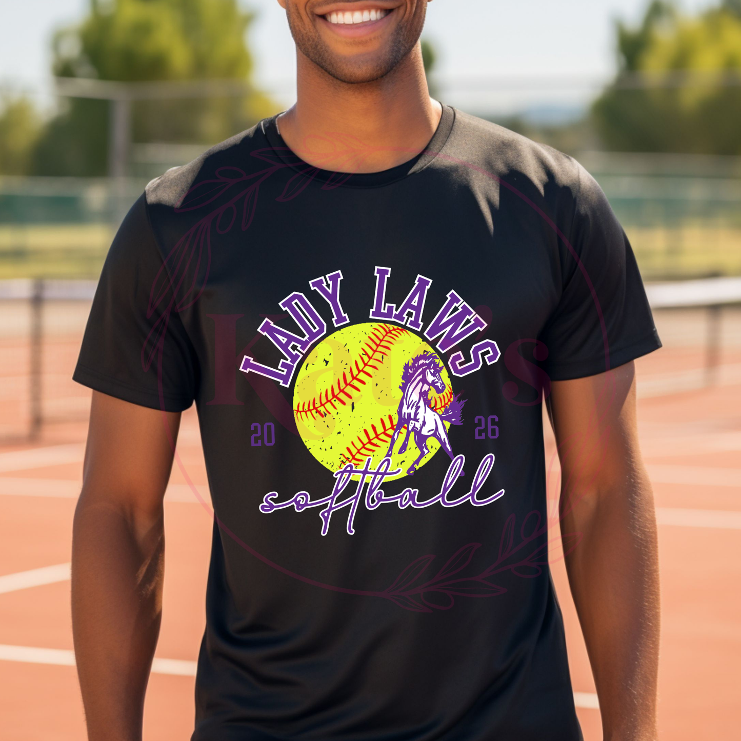 Lady Laws Softball Dri Fit T-Shirt