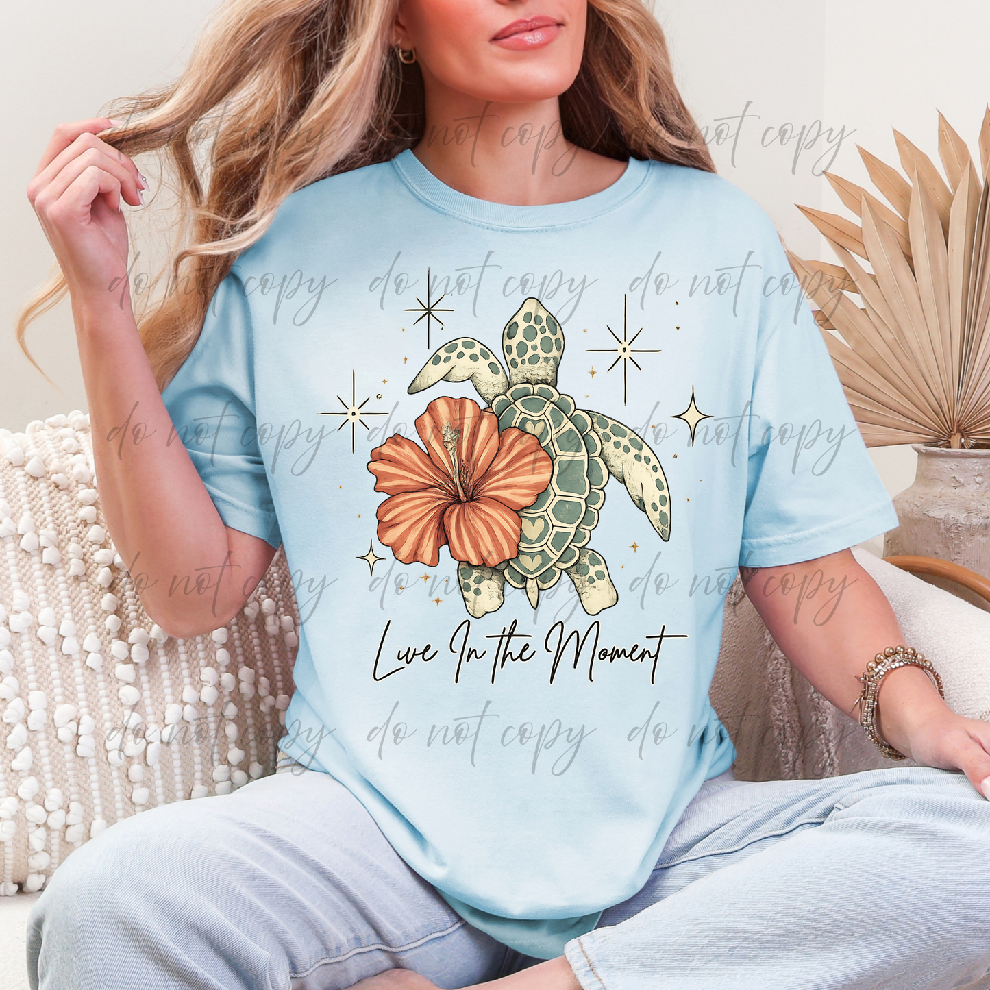 Live In The Moment - 9 Color Direct-To-Film Transfer