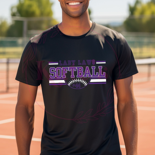 Lady Laws Custom Number Dri Fit T-Shirt