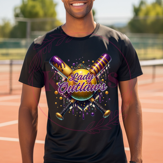 Lady Outlaws Logo Dri Fit T-Shirt