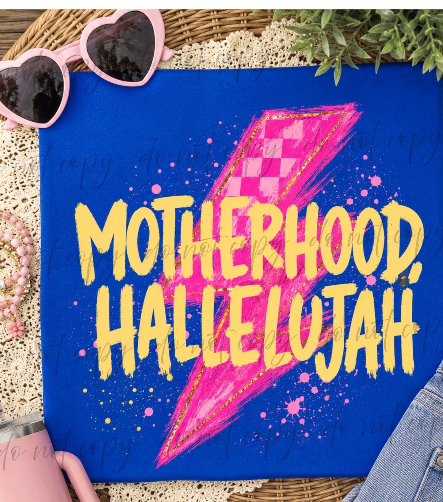 Motherhood Hallelujah - 9 Color Direct-To-Film Transfer