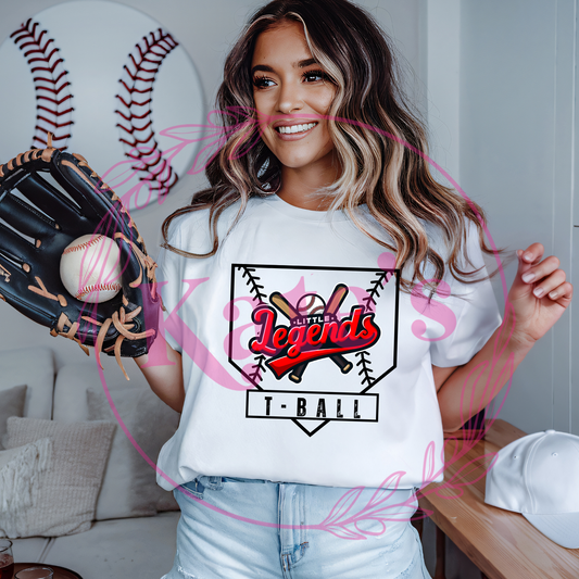 Little Legends Homeplate T-Ball Shirts