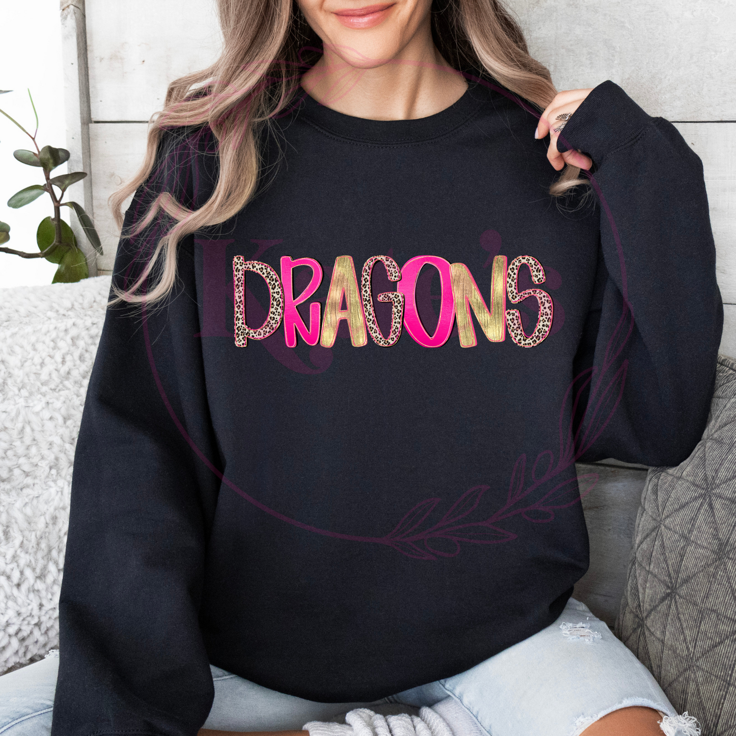 Dragons Preppy School Spirit Shirt