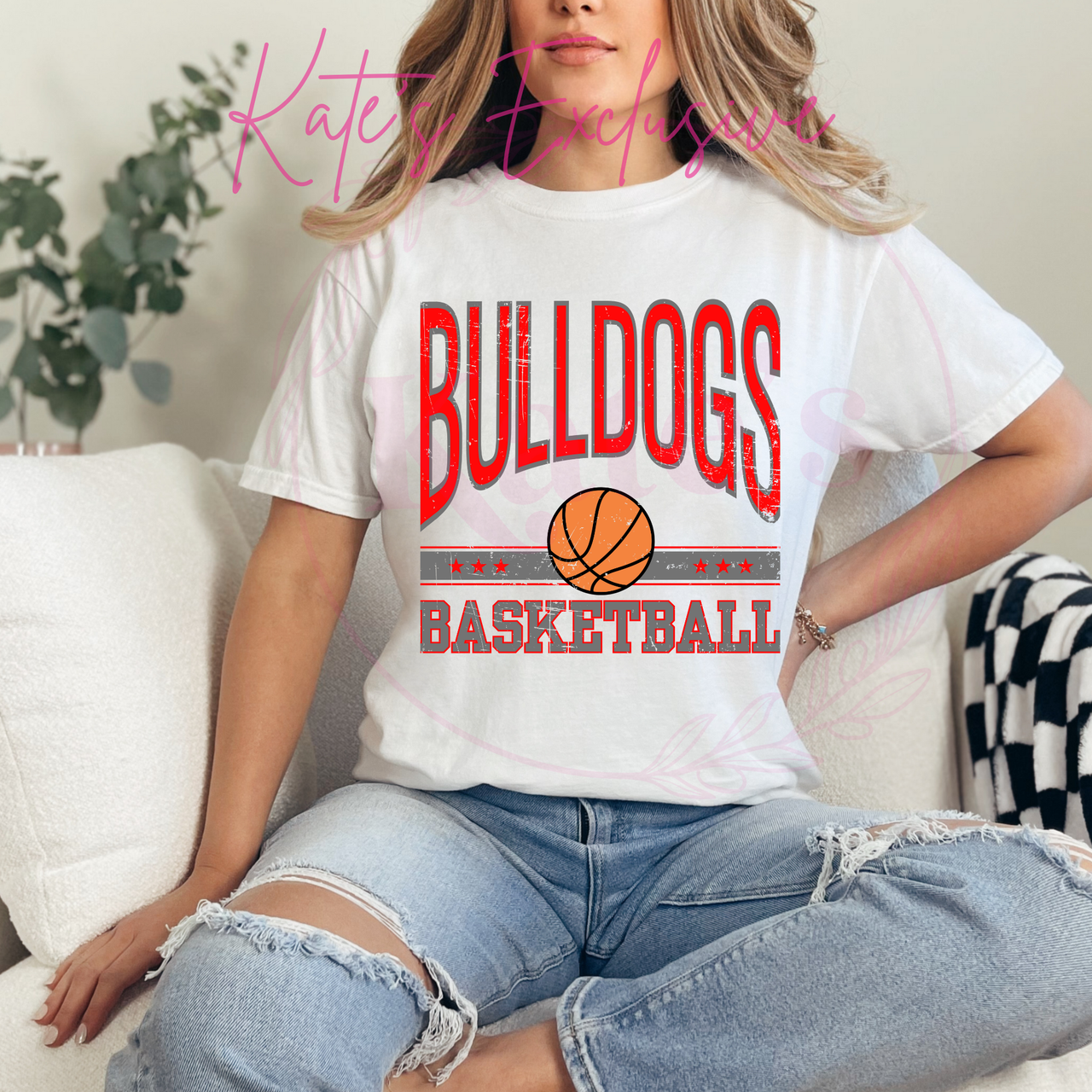 Okmulgee Bulldogs Vintage Basketball Shirt