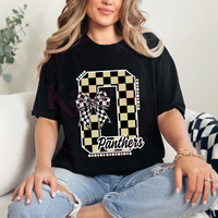 Panthers Checkered Spirit Shirt