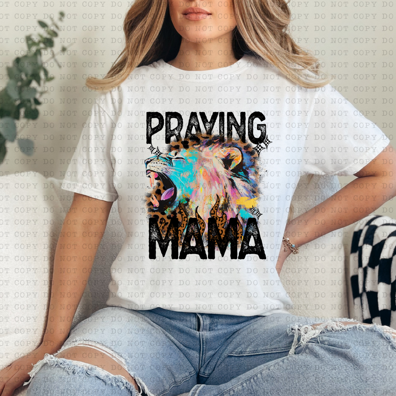 Praying Mama Comfort Colors Tee