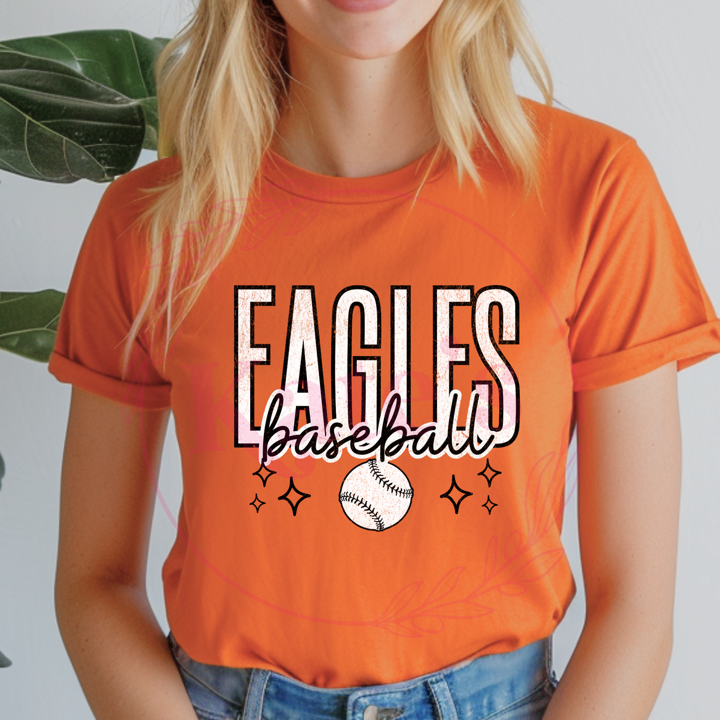 Eagles Baseball Shirt *Orange or Gray Shirt ONLY*