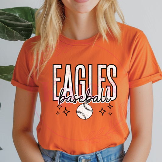 Eagles Baseball Shirt *Orange or Gray Shirt ONLY*